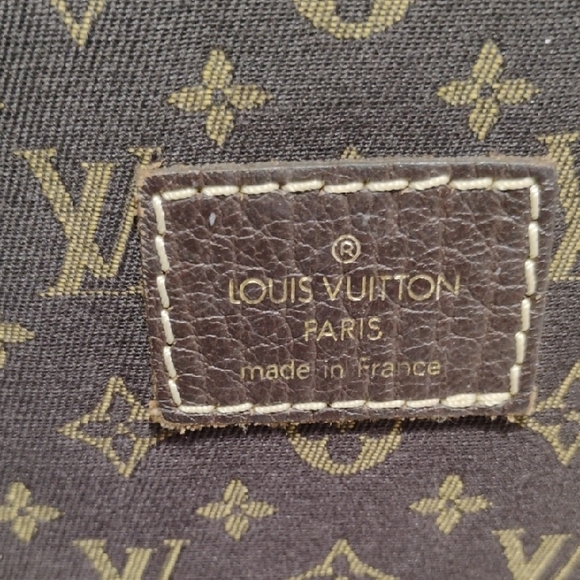 Authentic Louis Vuitton Mini Lin Saumur Brown Monogram Crossbody Bag - Picture 10 of 16